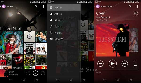 Dowload Xperia Z2 Walkman Music App for Android Devices - NaldoTech