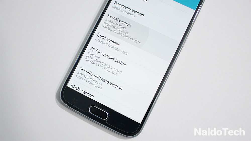 Install Adam Custom Kernel on Samsung Galaxy S6 (SM-G920F) - NaldoTech