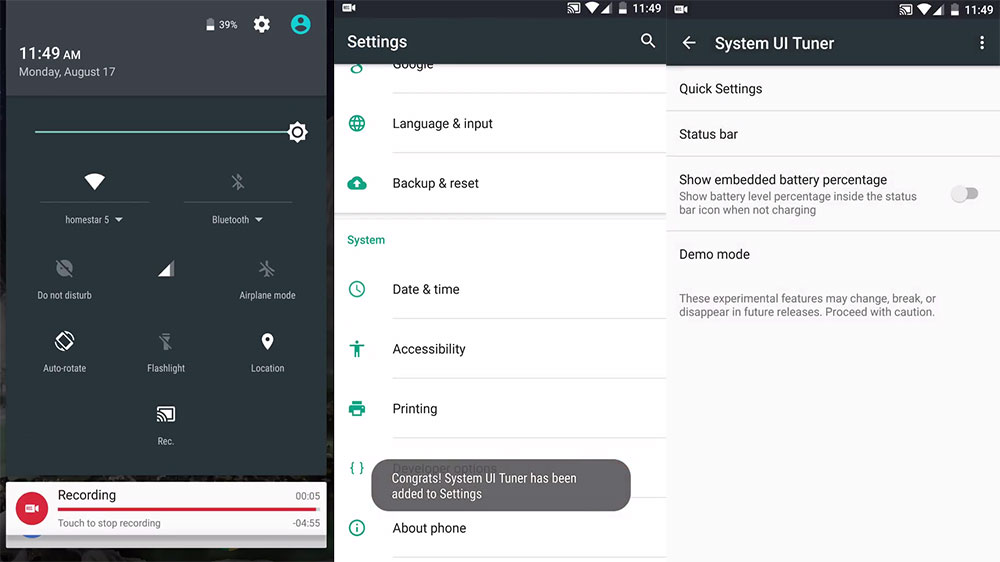 How To Enable System UI Tuner on Android 6.0 Marshmallow ...