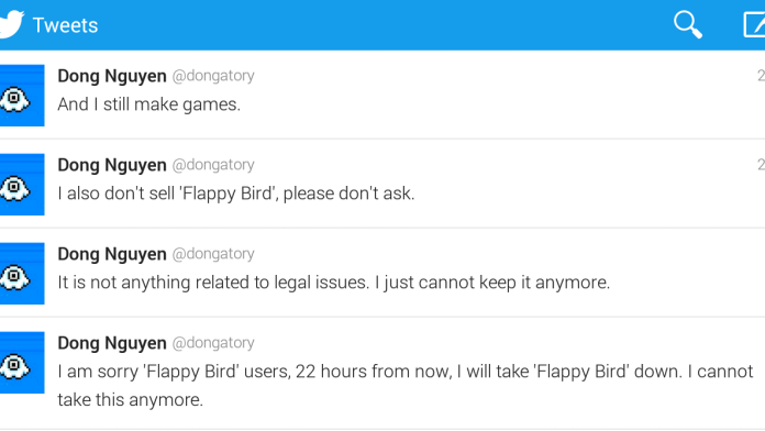 Flappy Bird Flap Continues as Hard-to-Master Game Pulled from App Store,  Google Play - Vox