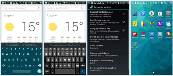 galaxy s5 themed android l keyboard