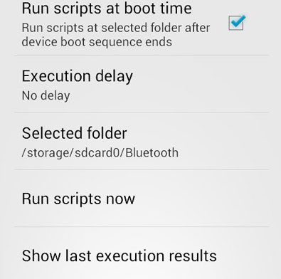 run init.d scripts no root