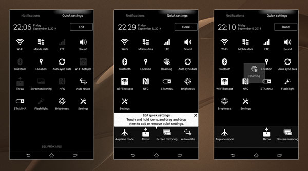 sony xperia z3 system ui theme ported