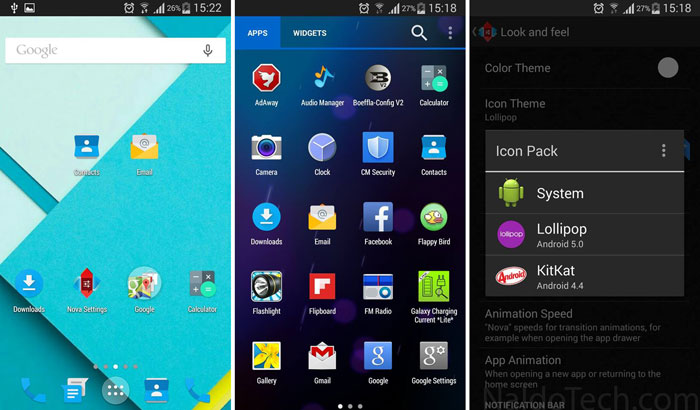 Nova Launcher V3.2 APK 5.0 Lollipop Design Download & Install.