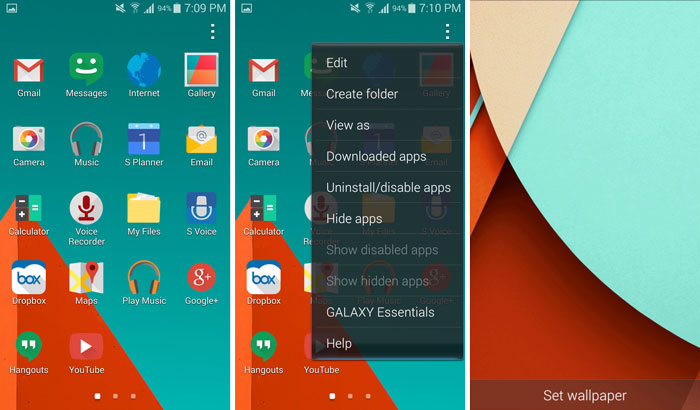 galaxy s5 android 5,0 lollipop theme