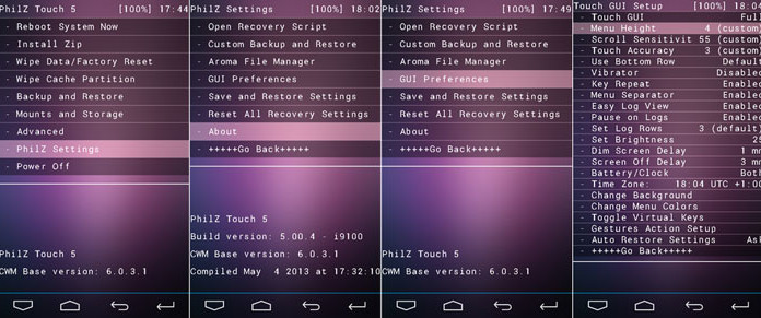 philz twrp custom recovery galaxy s3