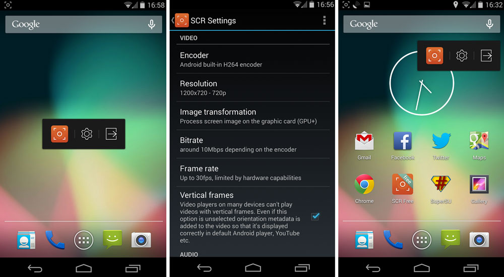 record screen video android 5.0 lollipop scr