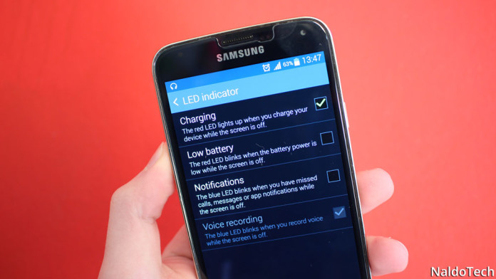How To Fix Galaxy S5 LED Notification Light Flashing Problem - NaldoTech