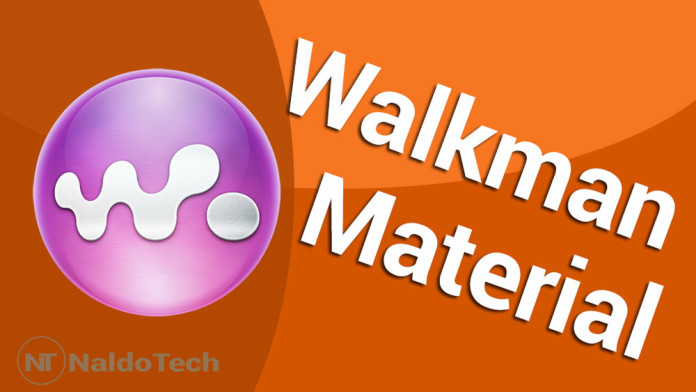 walkman material design lollipop