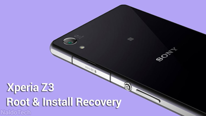 root custom recovery xperia z3