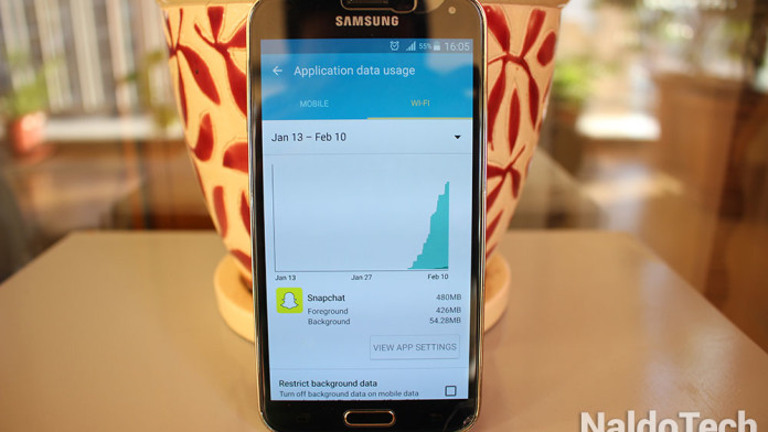 How To Prevent & Fix Snapchat Huge Background Data Usage - NaldoTech