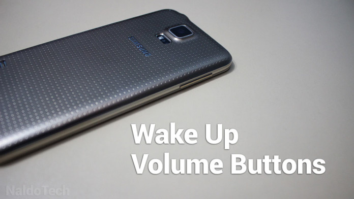 wake up android volume buttons