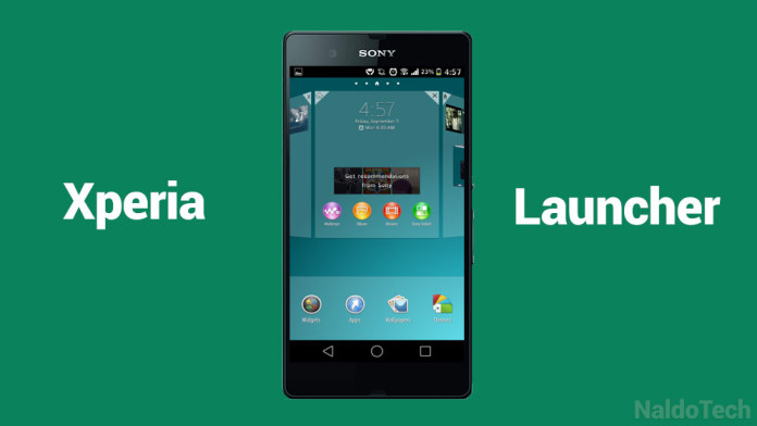 xperia home auncher apk