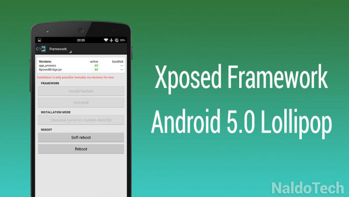 xposed framework lollipop install download