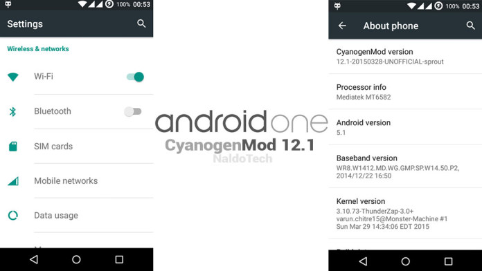 android one cyanogenmod 12.1