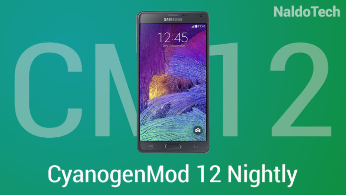 galaxy note 4 cm12 nightly lollipop rom