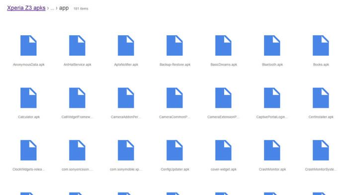 xperia z3 apps apk