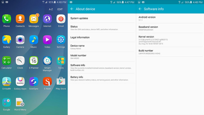 note 5 rom port s6