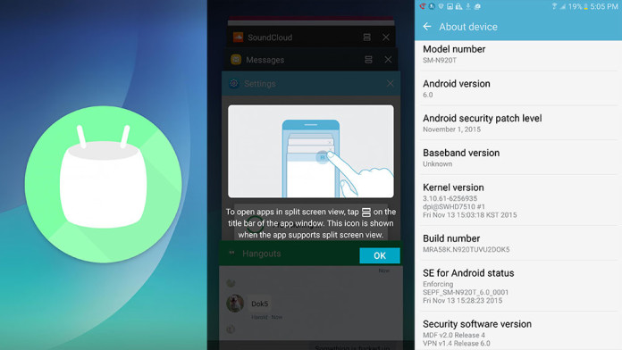 note 5 marshmallow update ota