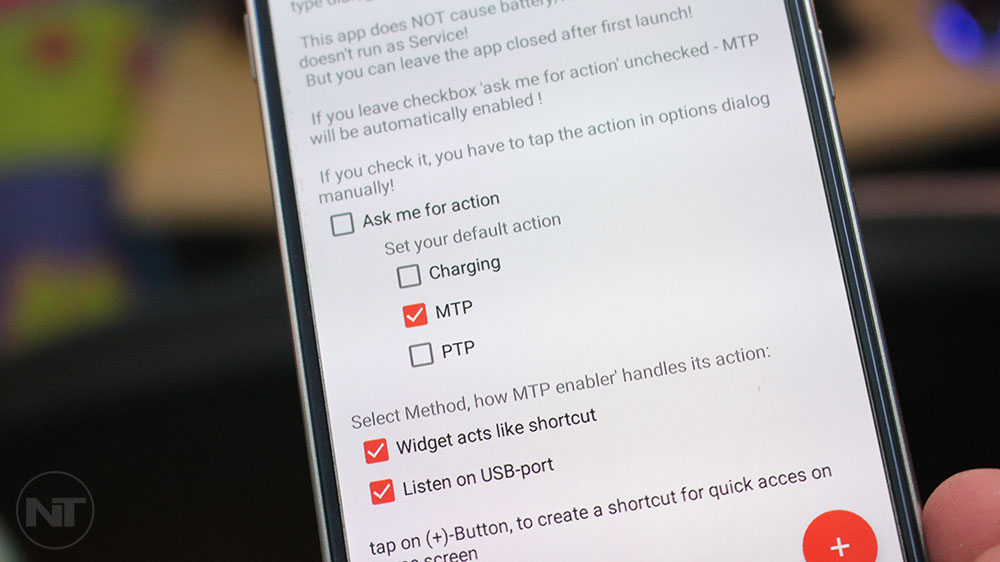 mtp mode android