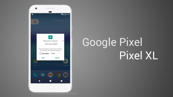 root google pixel xl supersu
