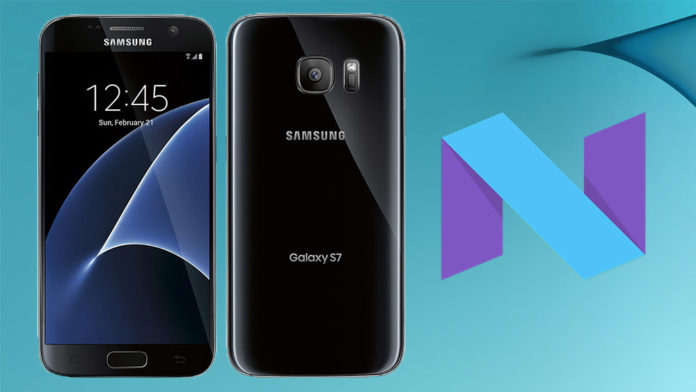 galaxy s7 nougat firmware odin install