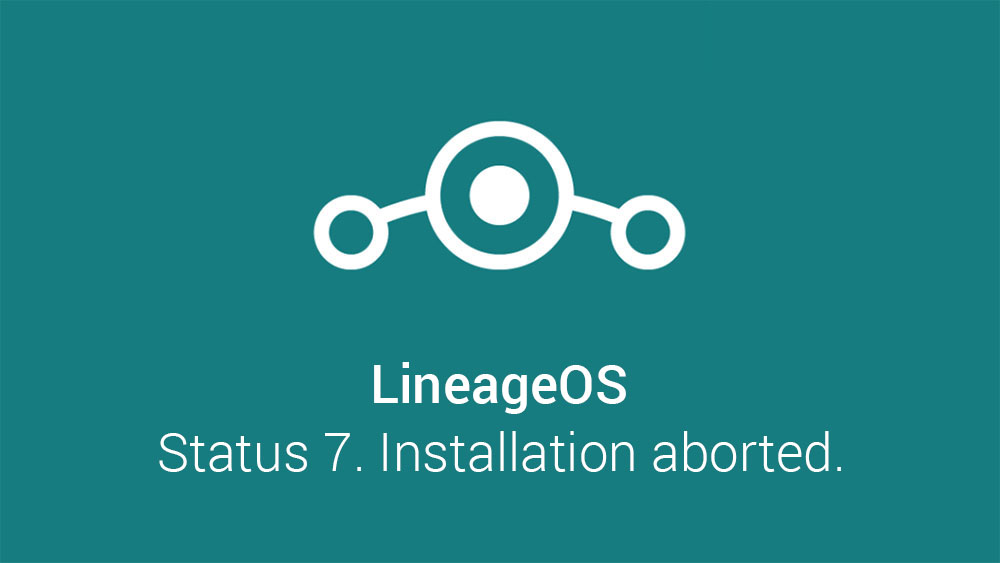 Install aborted. Lineage os. Lineage os logo. Lineage os Windows.