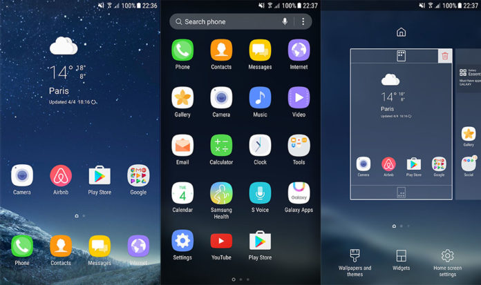 galaxy s8 stock launcher apk