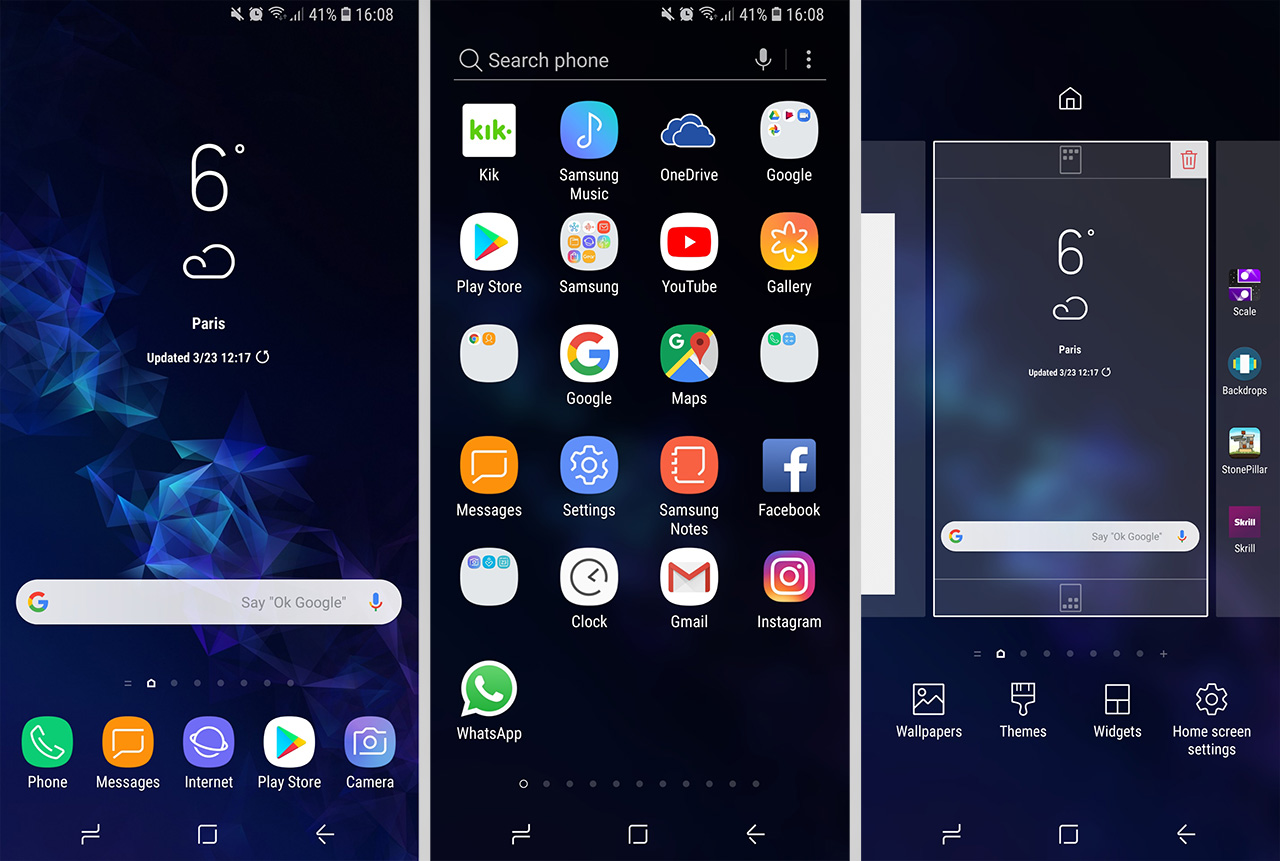 Install Samsung Galaxy S9 TouchWiz Launcher APK on All Samsung Devices