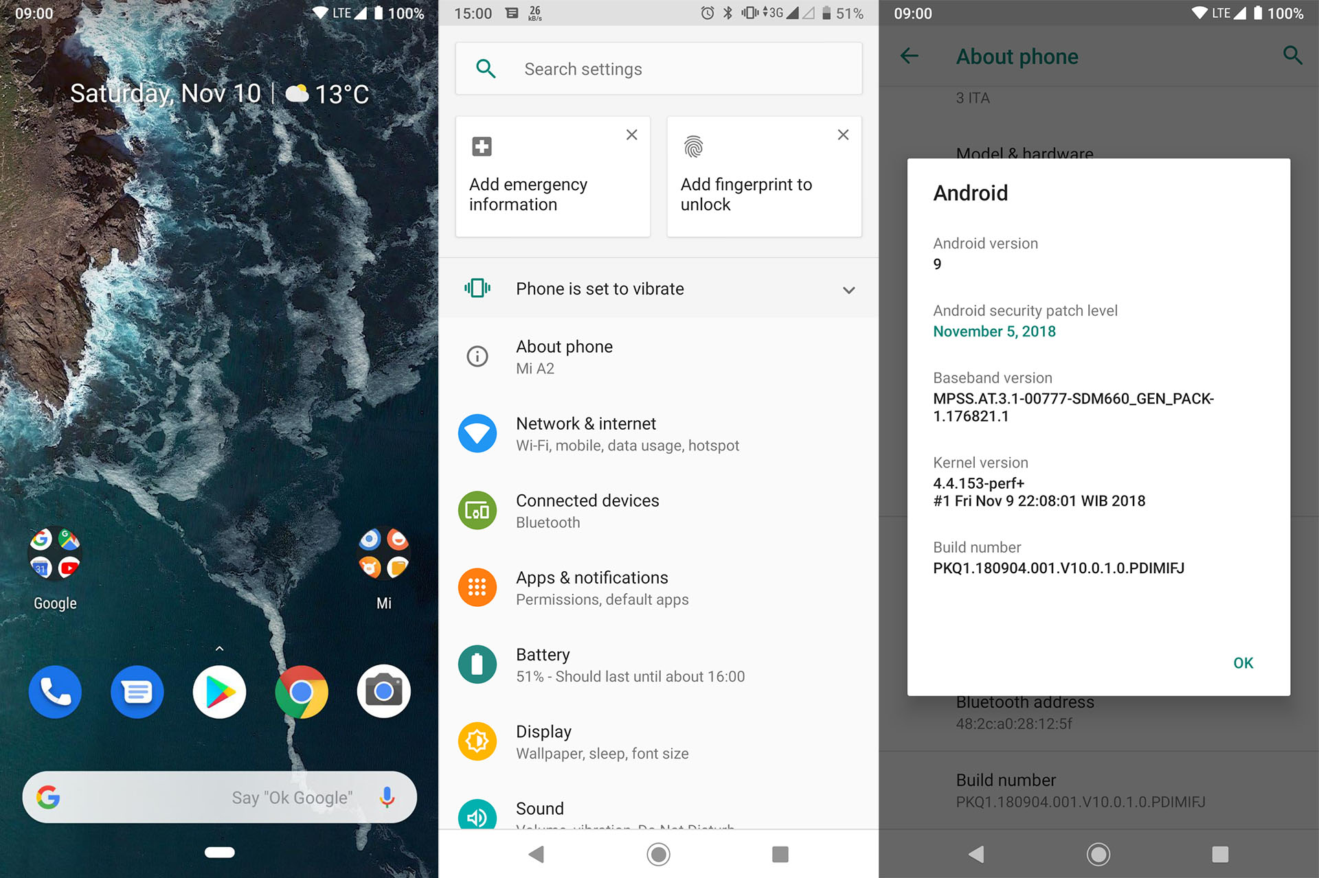 install pie update xiaomi mi a2