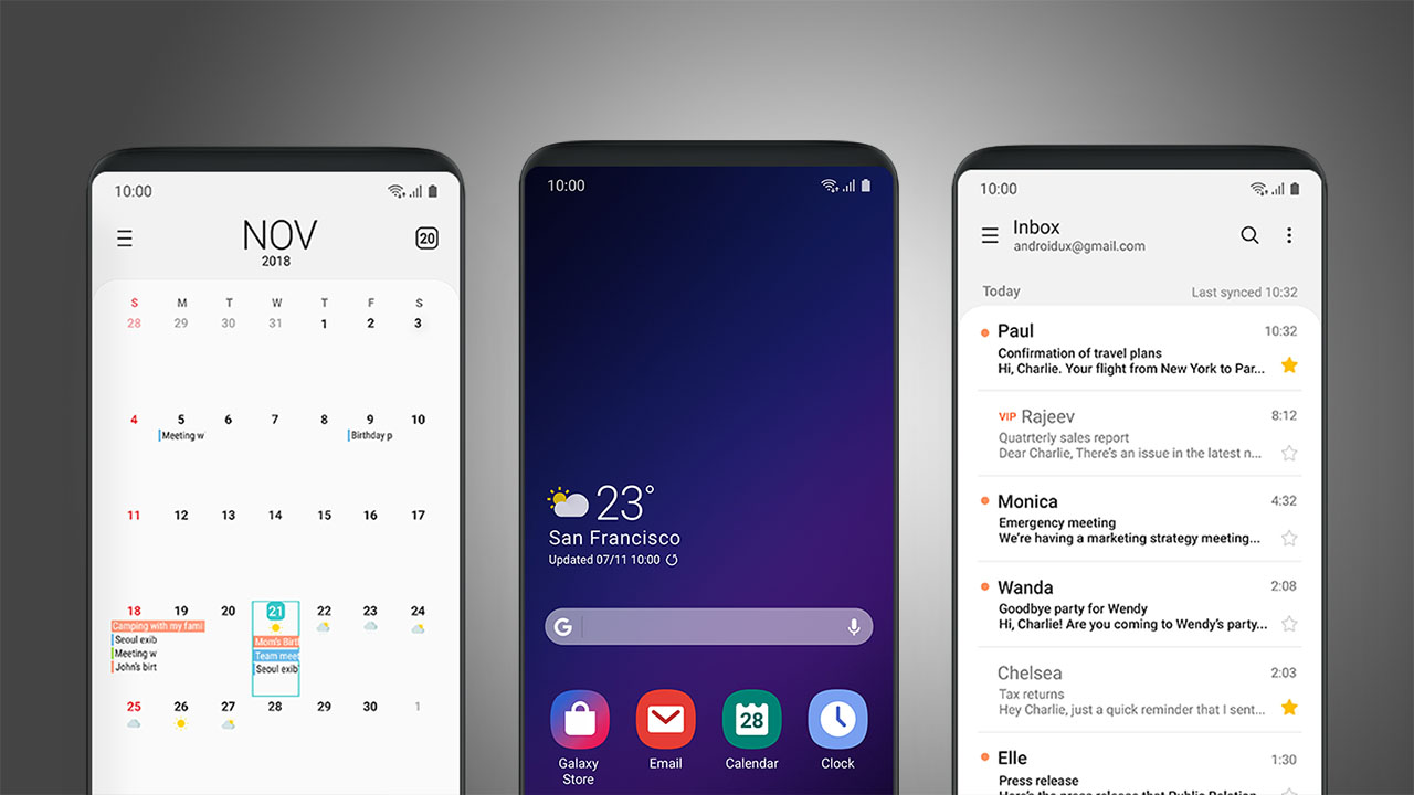 one ui pie update list samsung galaxy