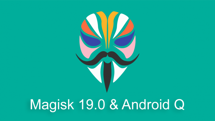 magisk 19 apk android q