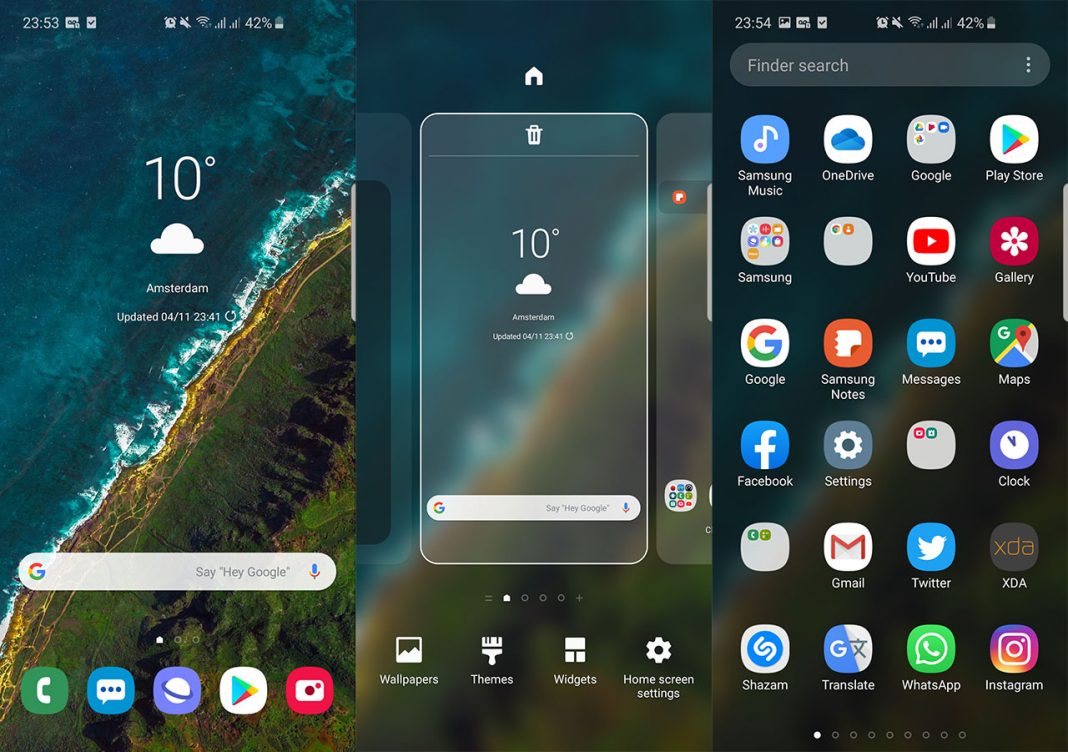 Download OneUI 2.0 Android 10 Apps [One UI Home Launcher, Browser, Keyboard, Themes]