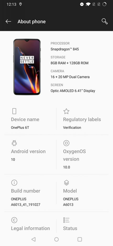 Oxygenos 10 rom oneplus 6