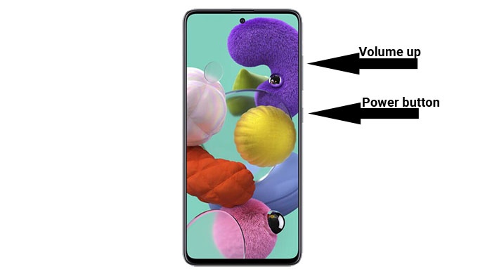 Меню восстановления Samsung a51