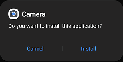запрос на установку gcam apk