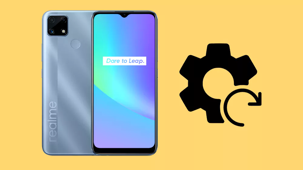 realme c25 reset wipe data