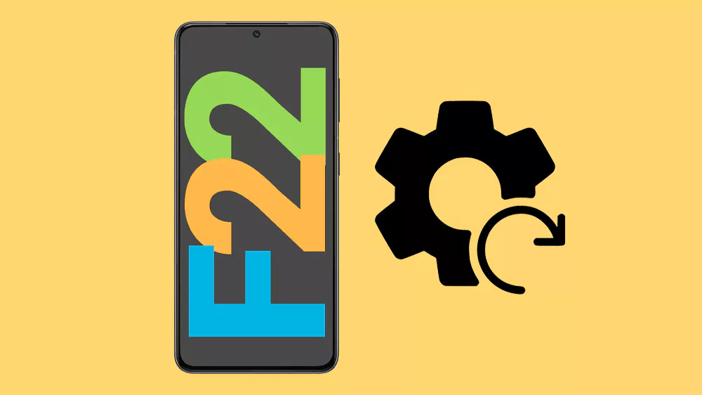 samsung galaxy f22 reset factory